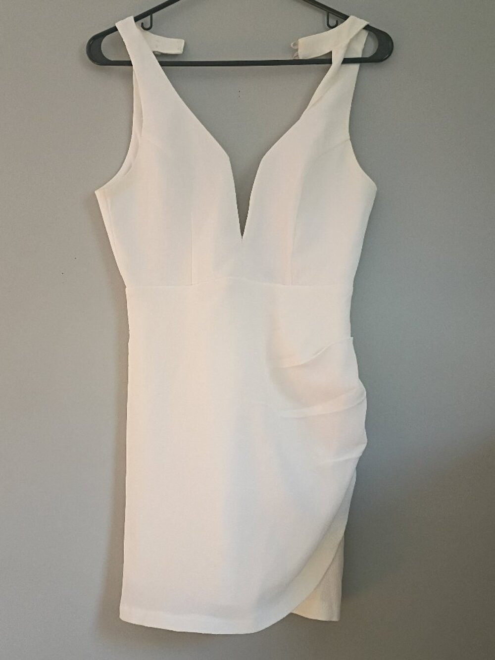 tobi white v neck dress